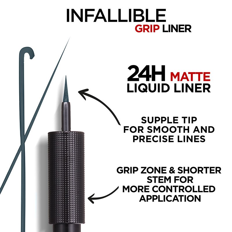 Infallible Grip Liquid Matte Liner 04 Emeraude 1 Features